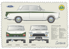 Lotus Cortina MkI 1964-66 Glass Cleaning Cloth